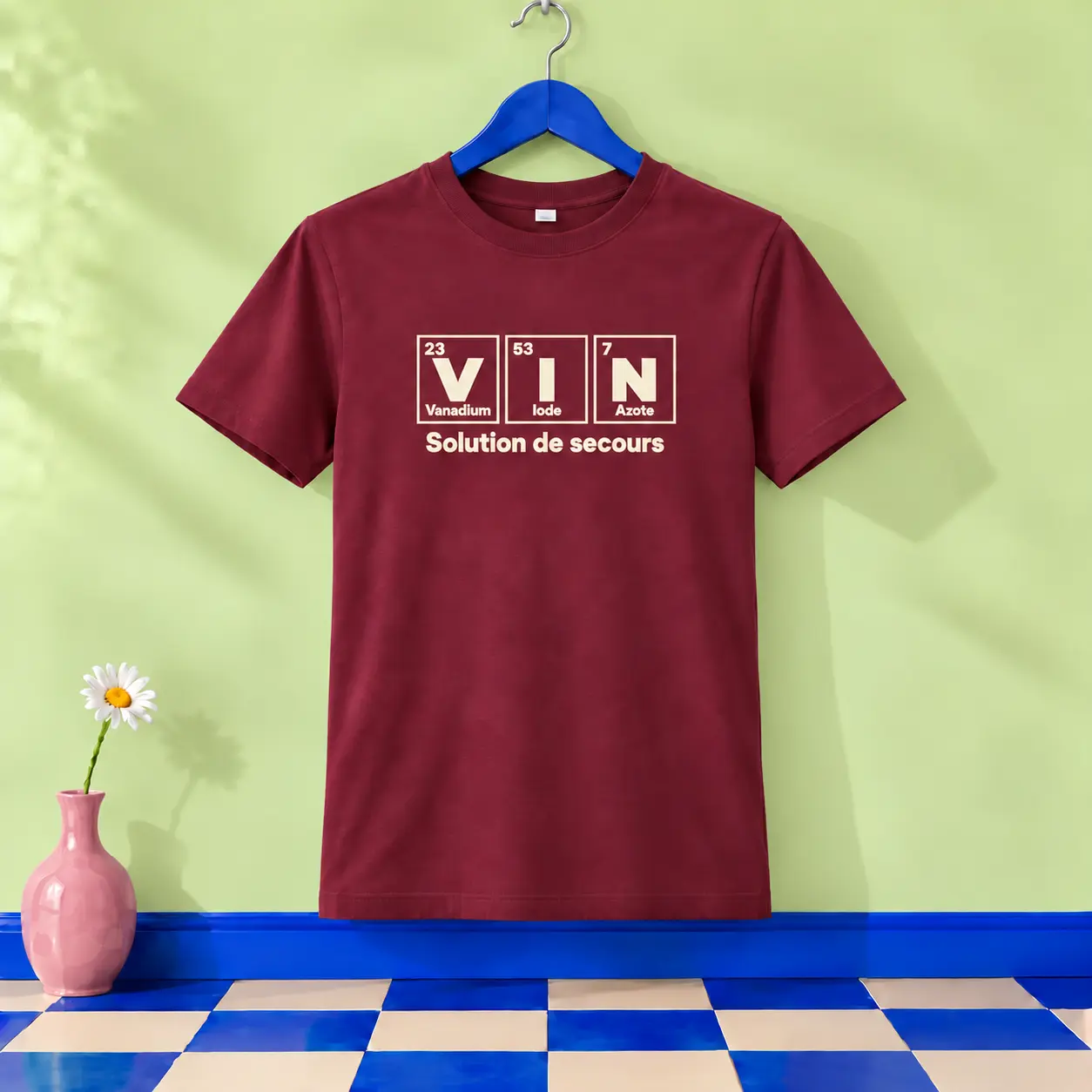 Exemple de création imprimée sur tee-shirt