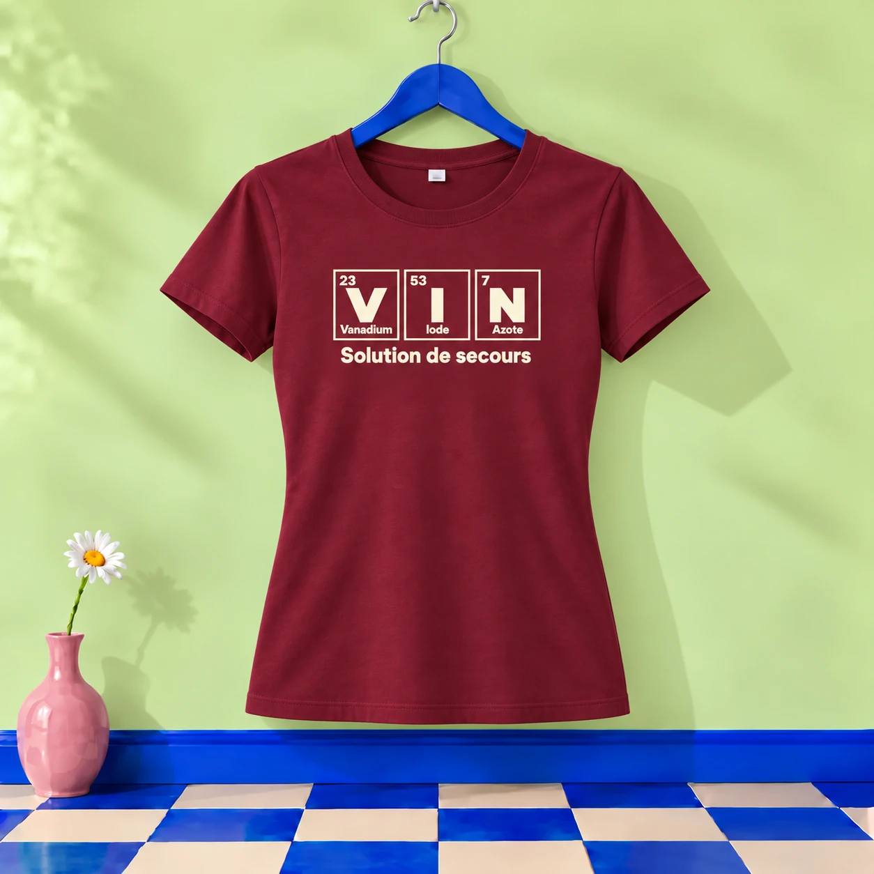 Tee-shirt Vin - Solution de secours