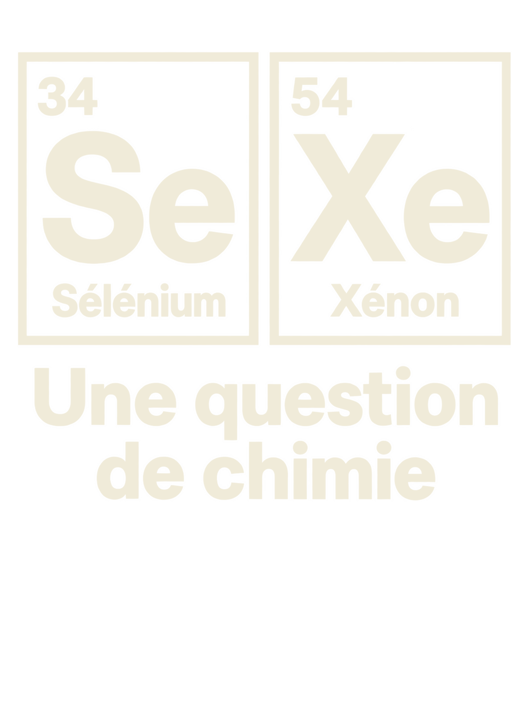 SeXe - Une question de chimie — impression A4